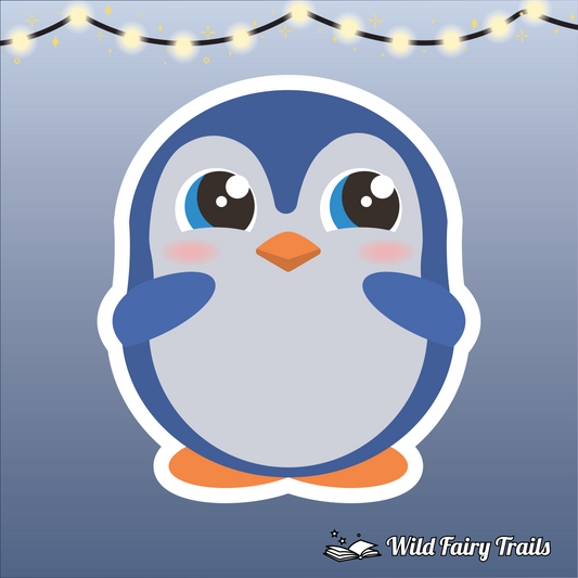 Cute Winter Penguin Sticker