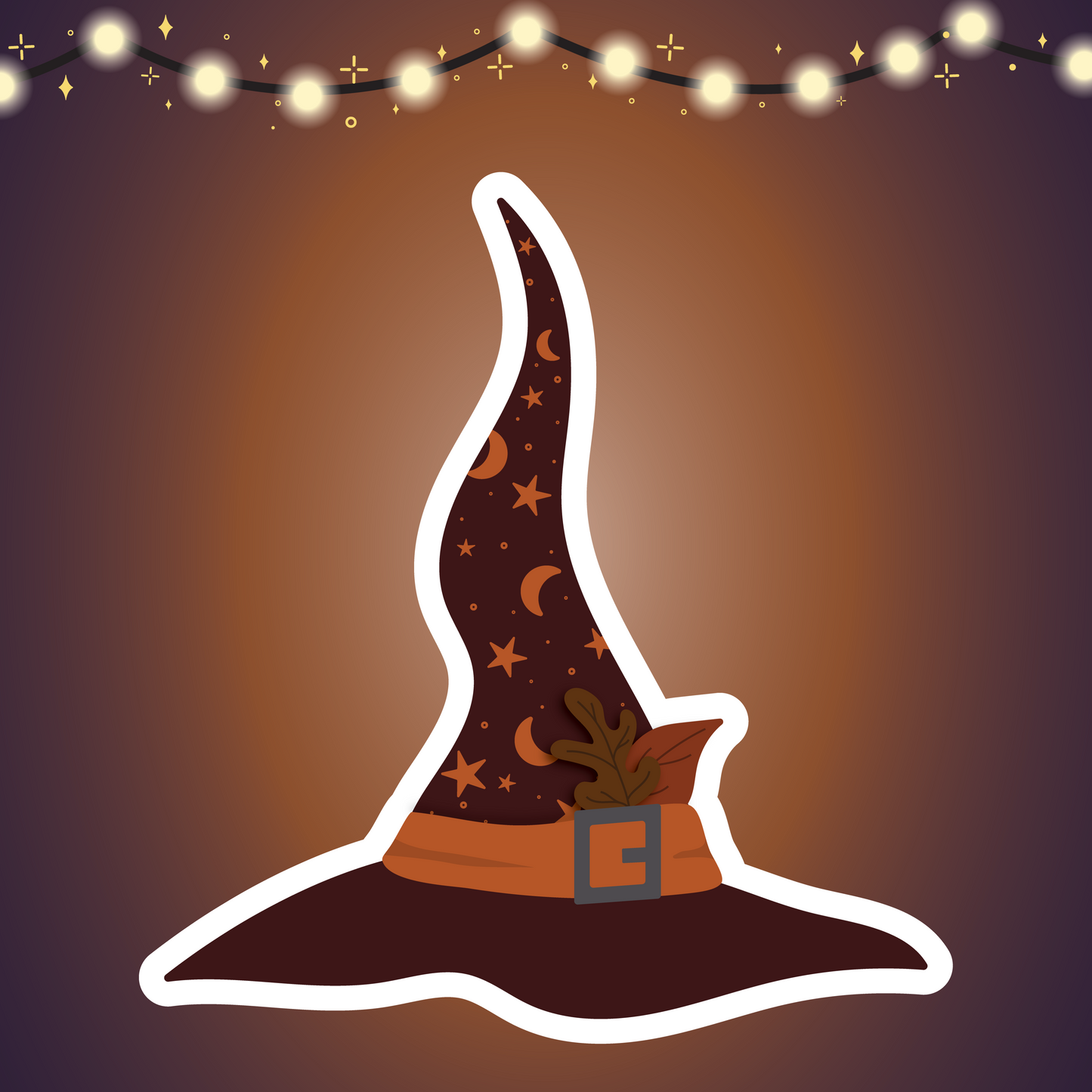 Autumn Witch’s Hat Sticker