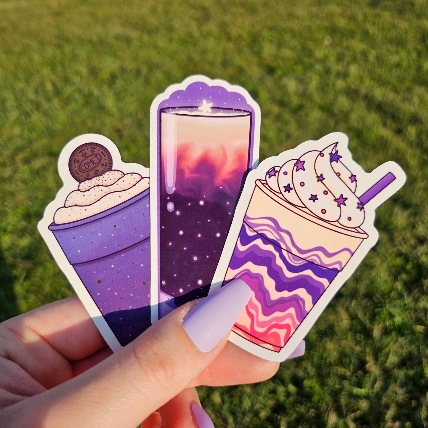 Comets & Cream Sticker